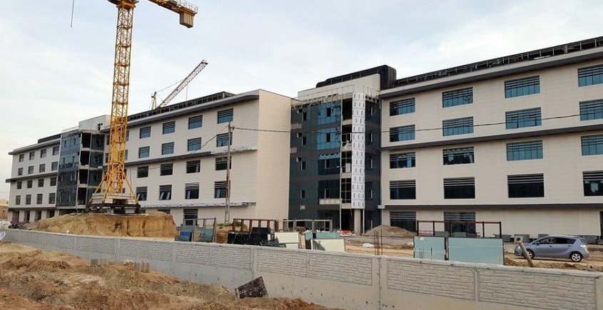 Çanakkale State Hospital project progress view