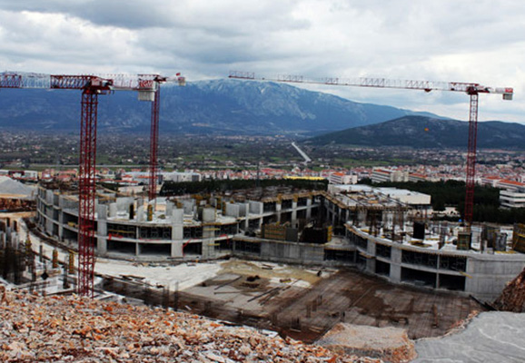 Muğla State Hospital construction phase