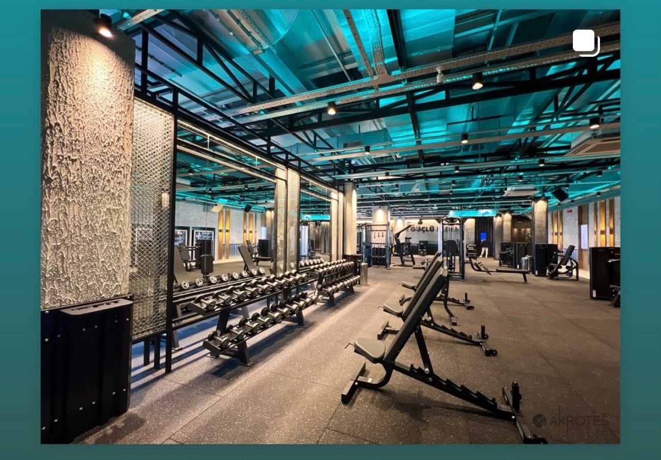 MACFit sports facility — free weights area